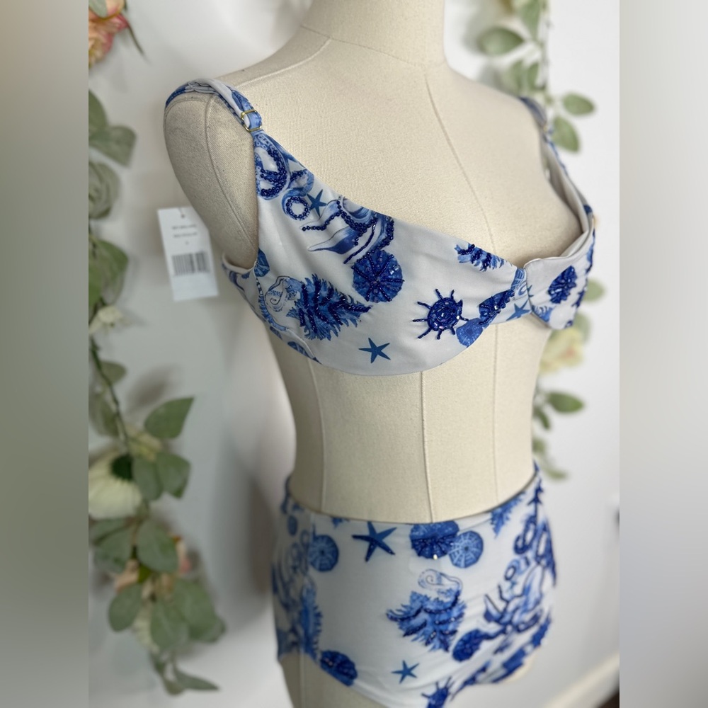 Oceanus Bruna High Rise Premium Bikini - Picture 5 of 15